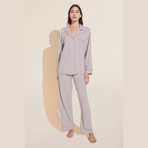 Eberjey Gisele long Purple Dust pyjama