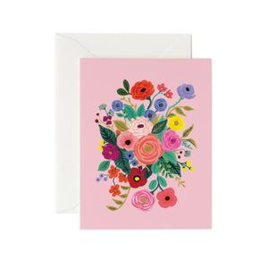 Carte Bouquet rose