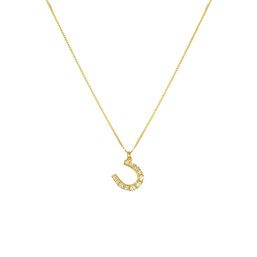 Collier fer à cheval Leah Alexandra or vermeil