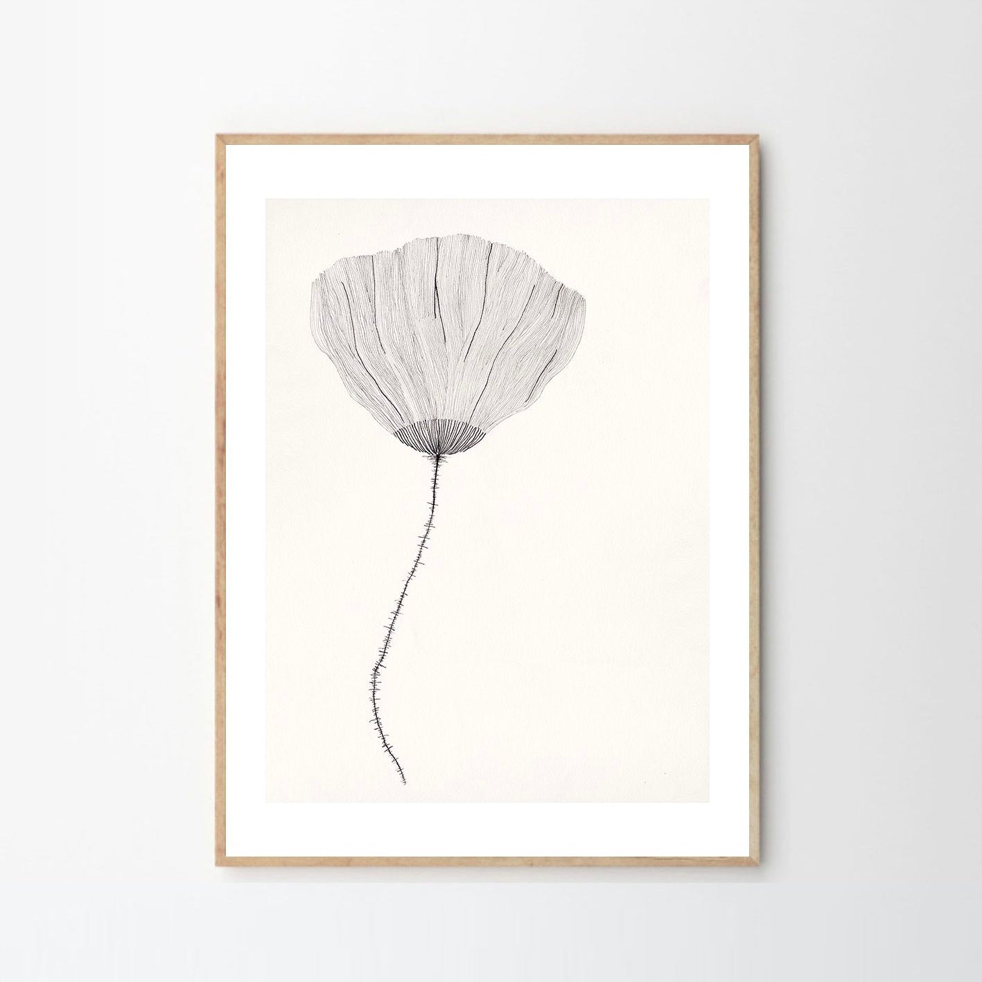 The Poster Club affiche fleur pavot