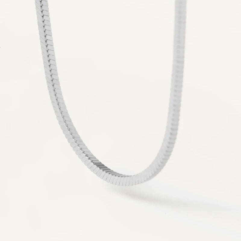 Chaîne Serpent argent