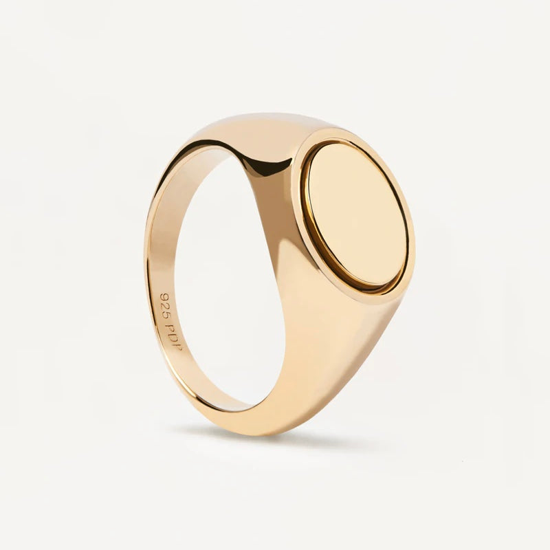Bague Signet Oval or