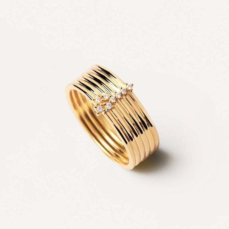 Bague Super Nova or PDPaola