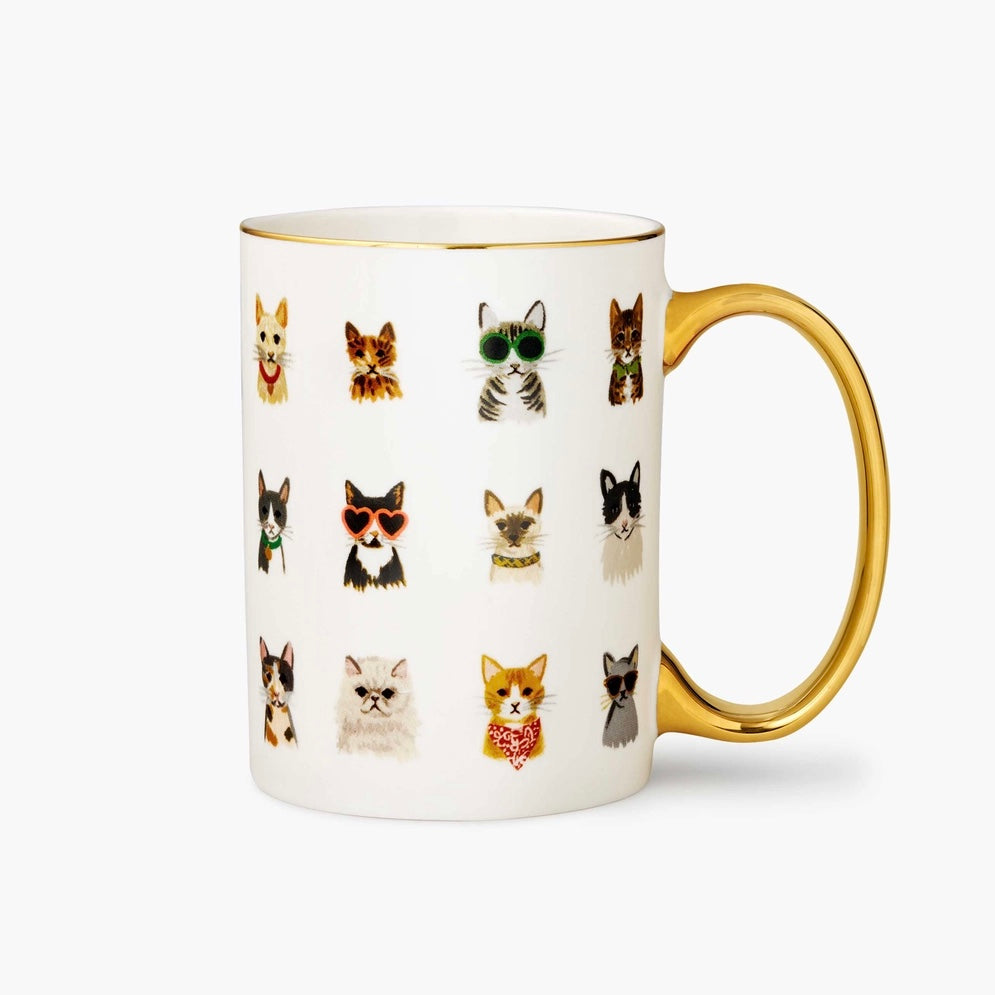 tasse à café chats Rifle Paper co.