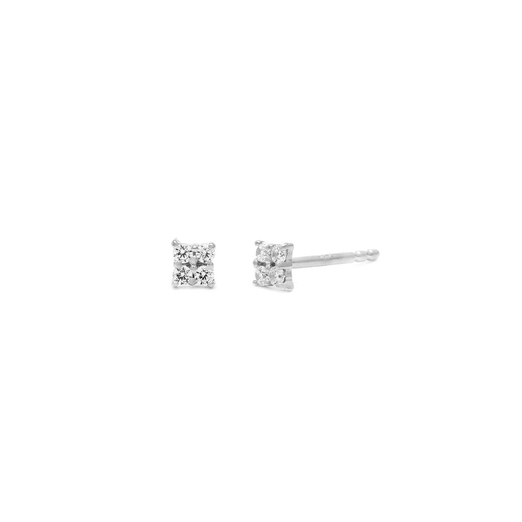 boucles oreilles zircon argent Quaditta Leah Alexandra
