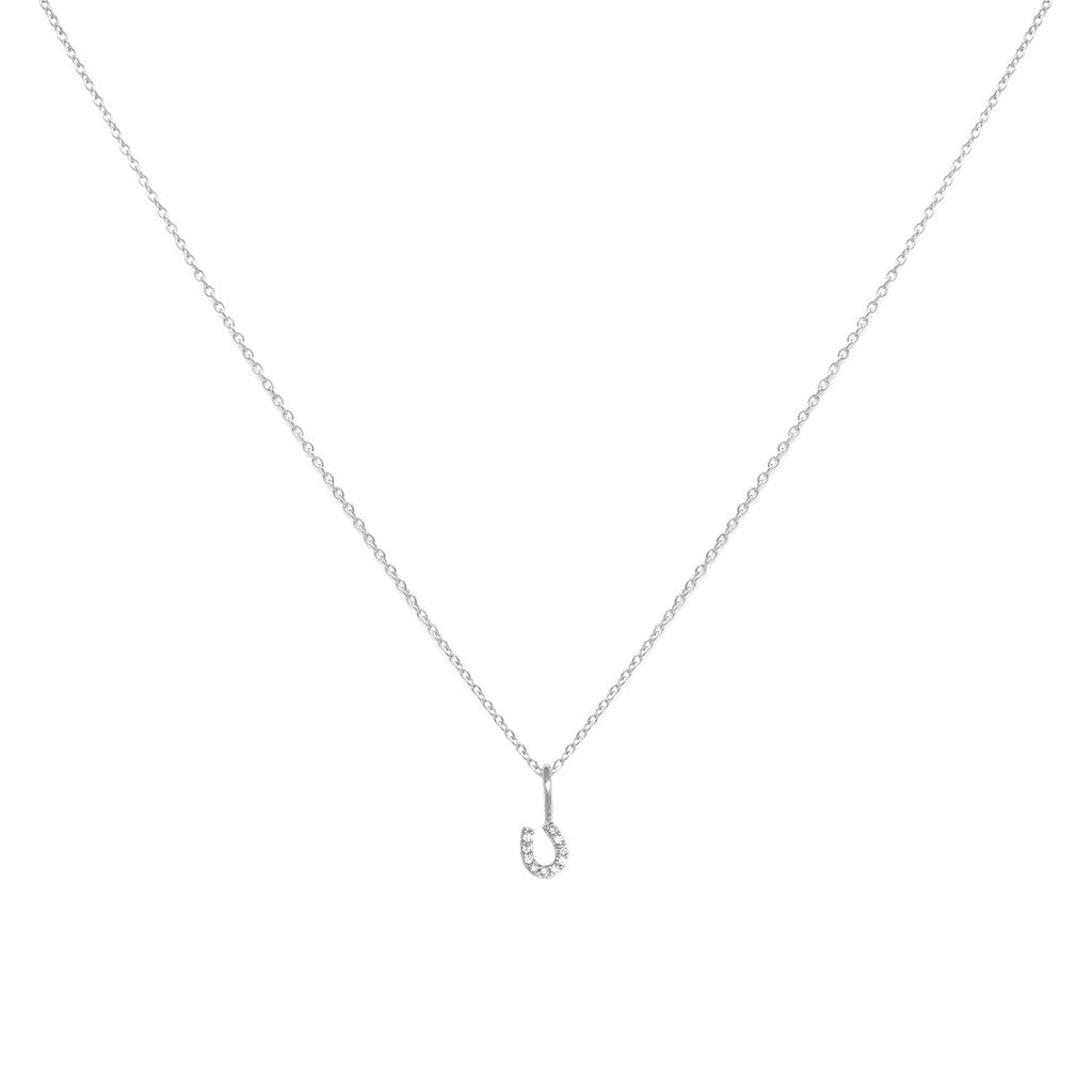 Collier Mini fer à cheval argent