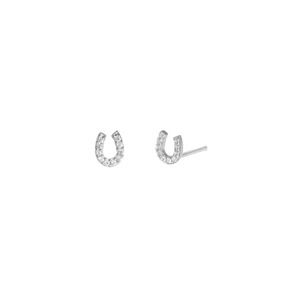 Boucles d'oreilles Fer à cheval Leah Alexandra argent